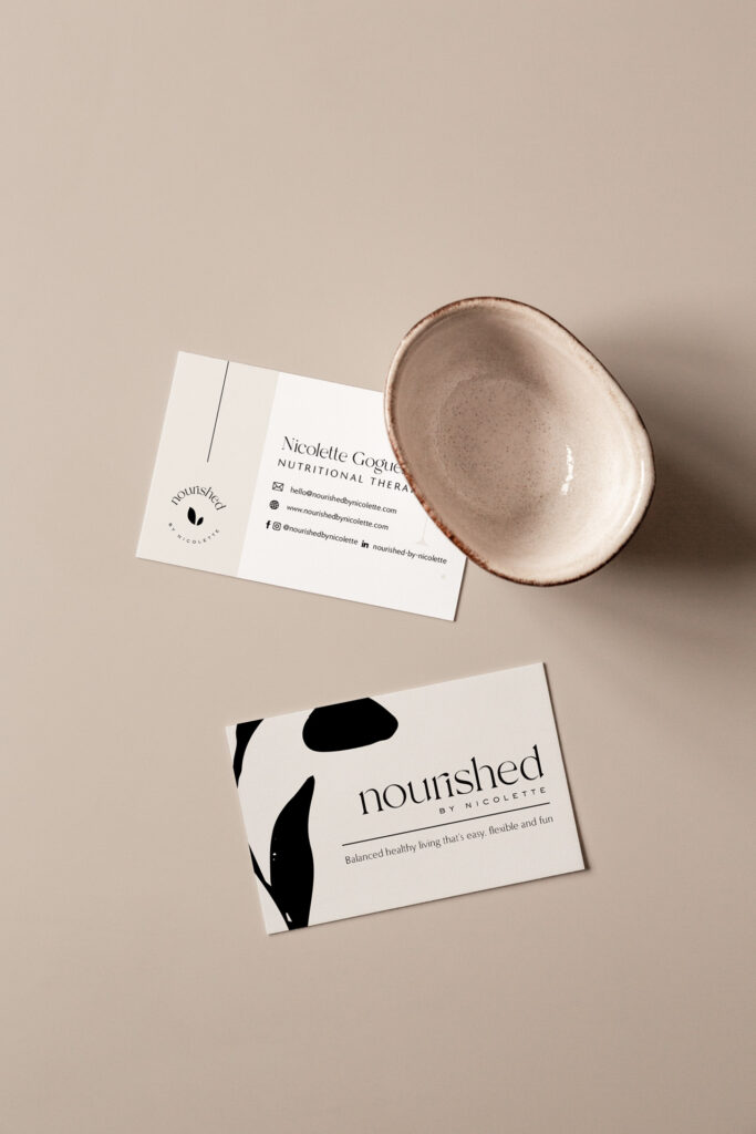 Nutritional Therapist Business Cards