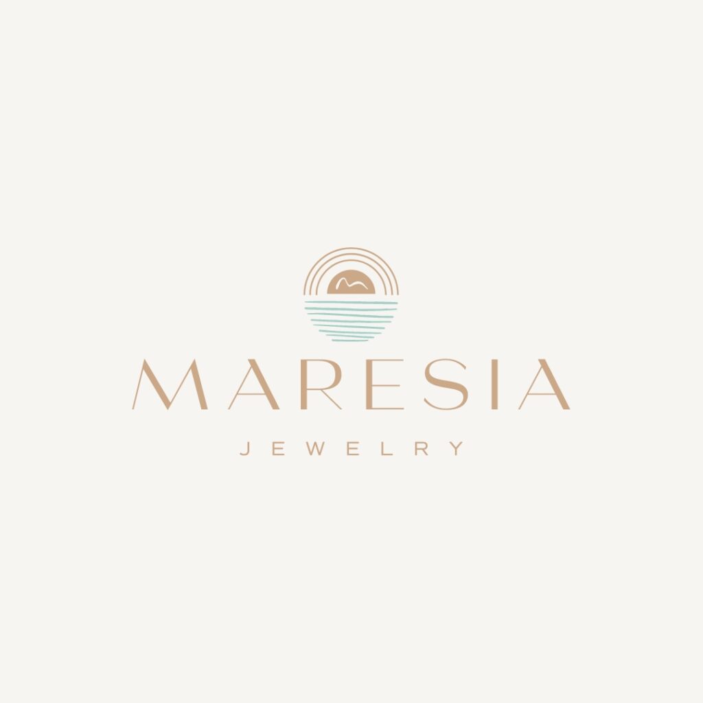 Maresia jewelry Bohemian Logo Design