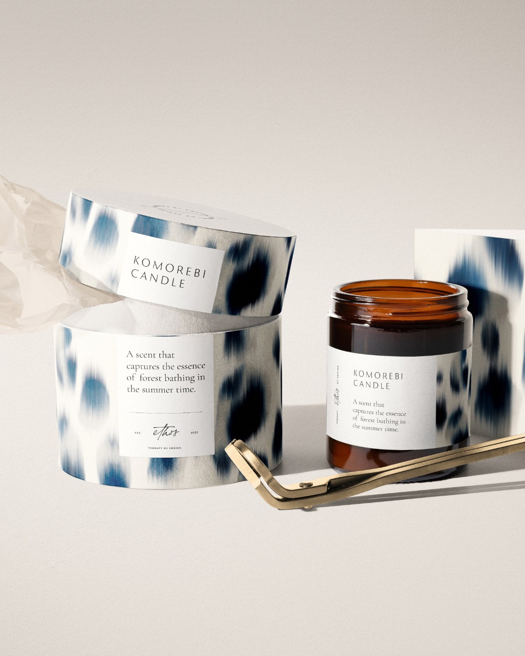 Modern Candle brand identity and packaging| Premade Brand Kit for